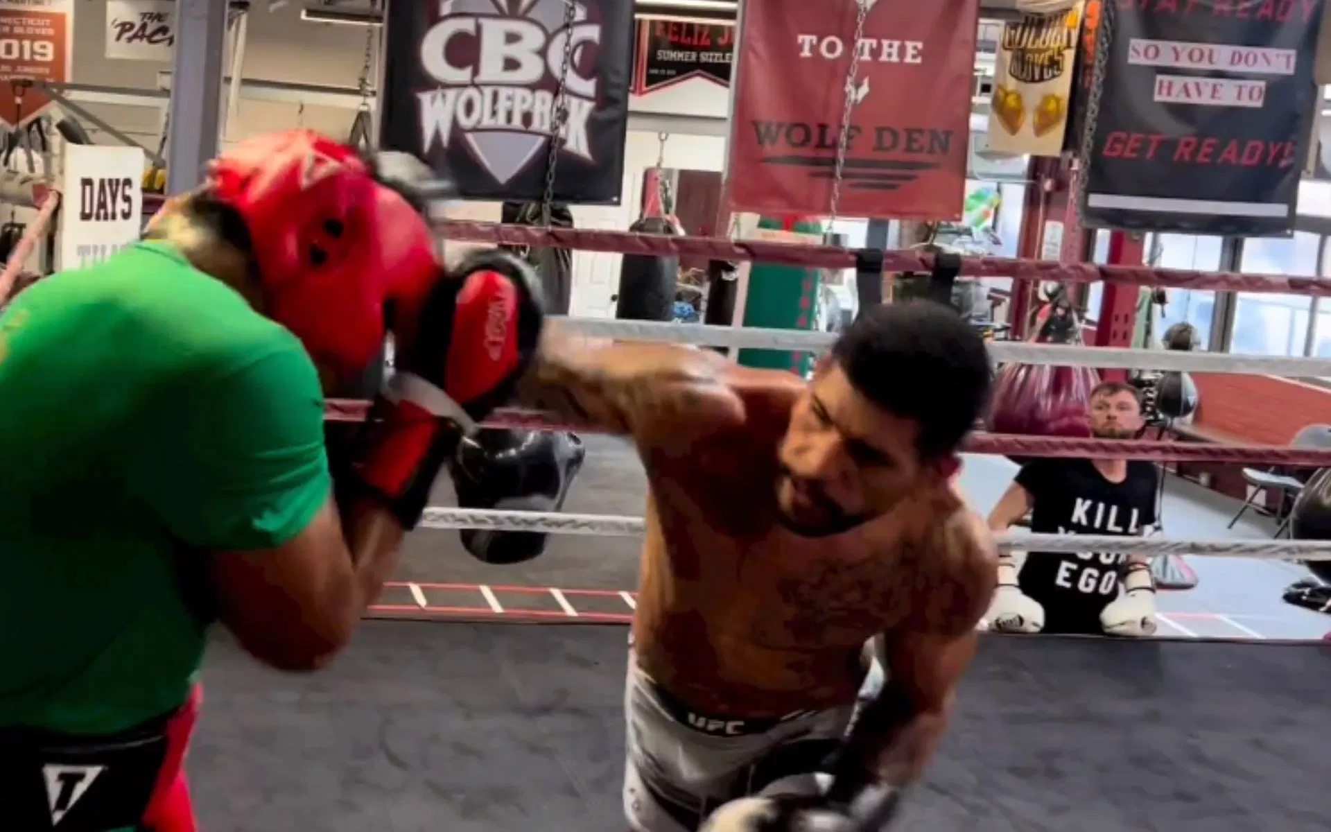 Alex Pereira shows no mercy to training partner in intense sparring session ahead of Israel Adesanya rematch a
