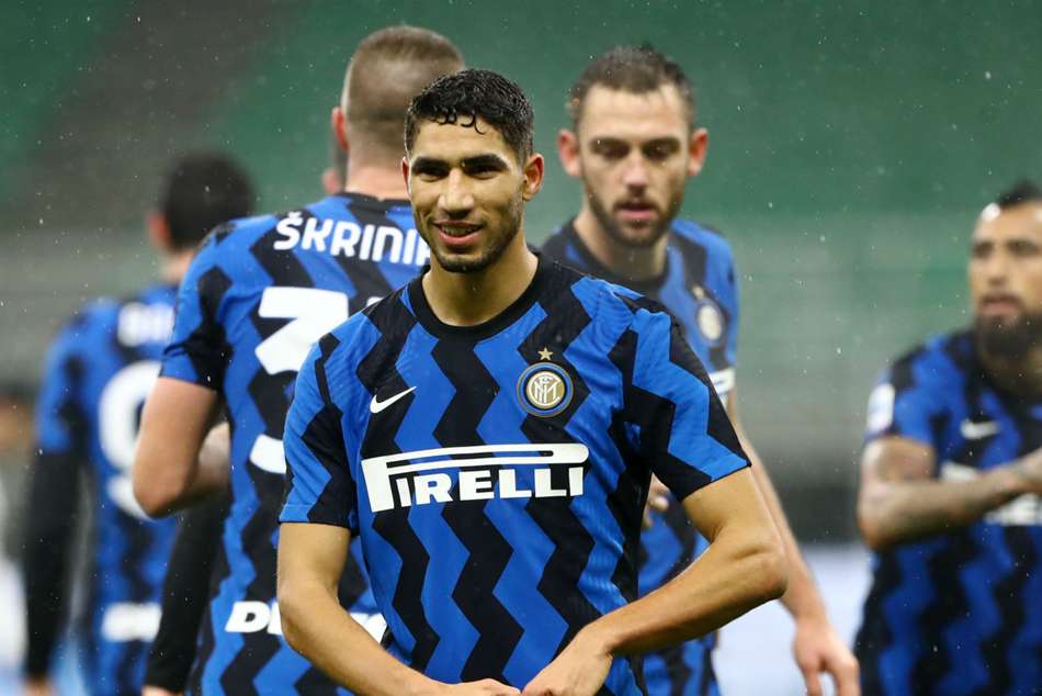 Inter 3-1 Bologna: Hakimi strikes twice to close the gap on Milan