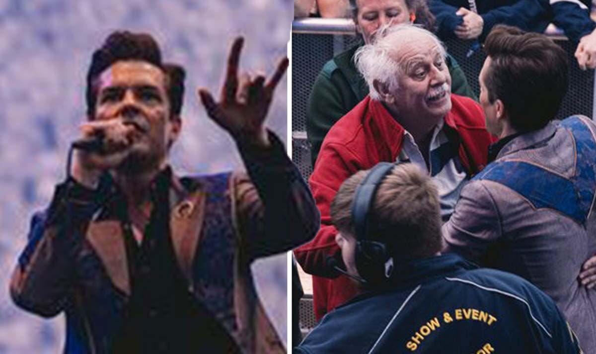 The Killers' Brandon Flowers applauded for stopping gig to help crowd surfing pensioner