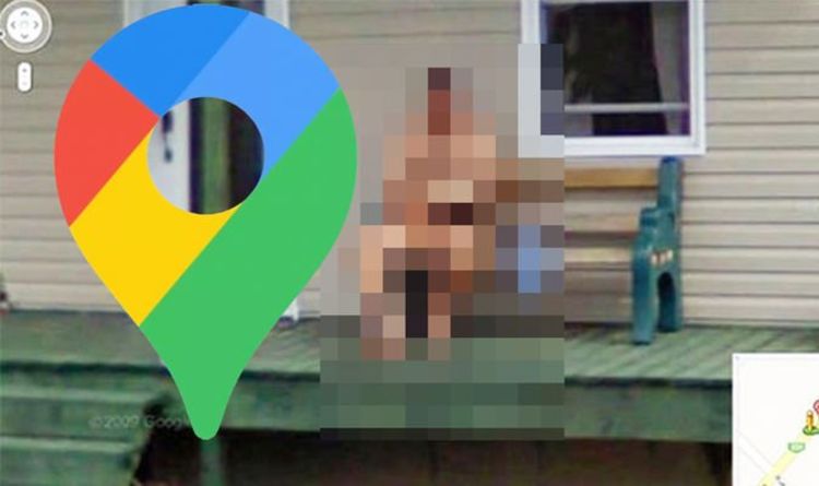 Google Maps Street View: Man bares all as he reads in very exposed position