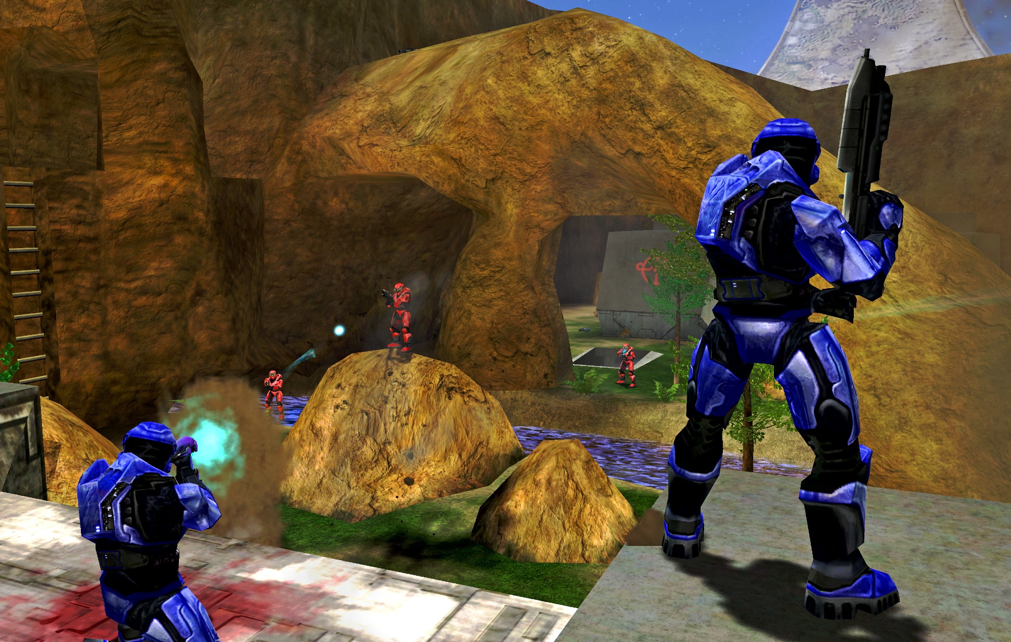 'Halo' co-creator shows chaotic weapons and unseen concept art cut from original game