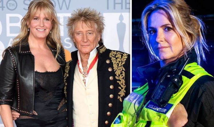 Penny Lancaster scolds man for urinating in street as she starts job as special constable