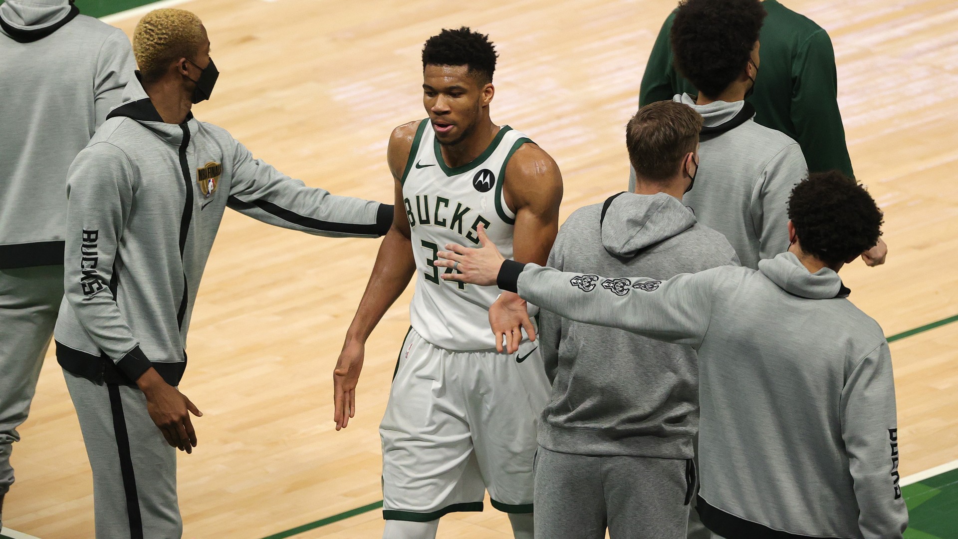 Bucks' Giannis Antetokounmpo has perfectly reasonable explanation for first-quarter subs in NBA Finals games