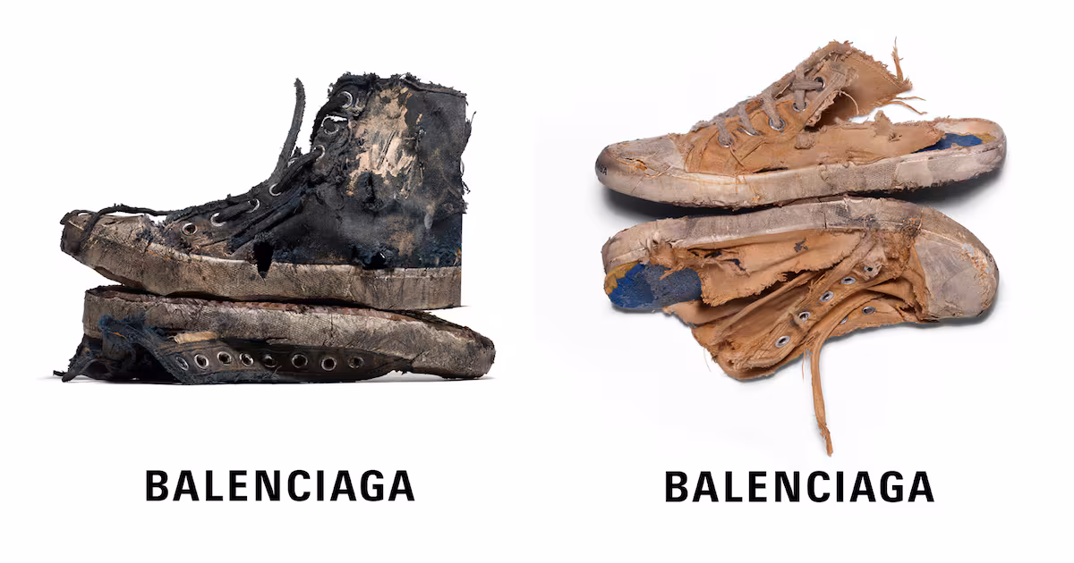 The Strategy Behind Balenciaga’s Destroyed Sneaker Stunt