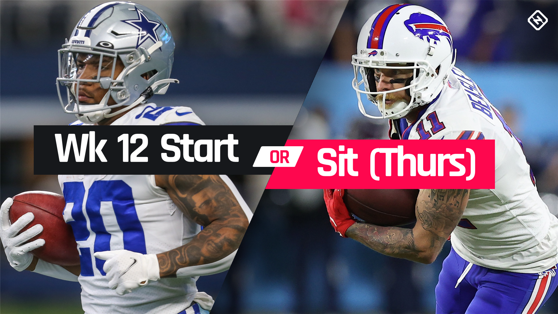 Fantasy Football Start 'Em Sit 'Em for Week 12 NFL Thanksgiving games