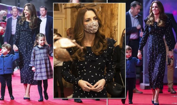 Kate Middleton wows on the red carpet in 70s style midi dress - just like Diana