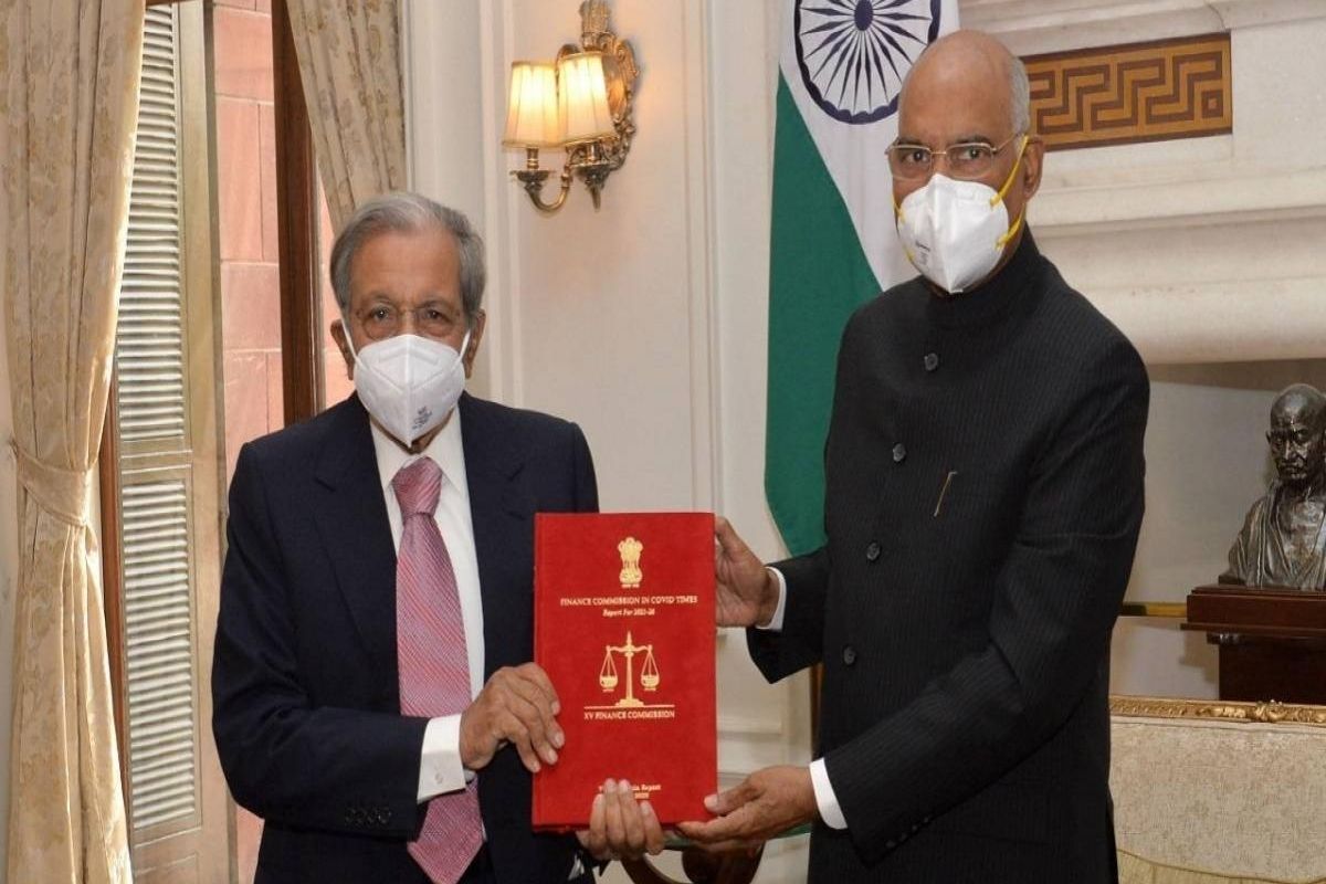 15th Finance Commission Submits Report for FY22-26 to President Ram Nath Kovind