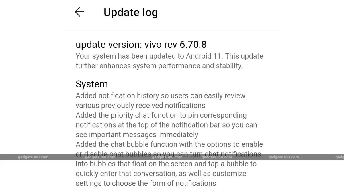 Vivo V20 Pro 5G Starts Receiving Android 11 Update in India