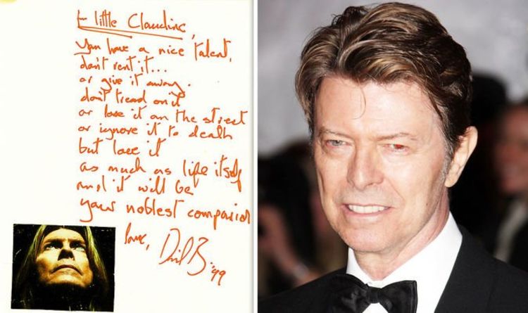 David Bowie’s ‘vulgar sexual reference’ in poem to fan: 'Don't give it away'