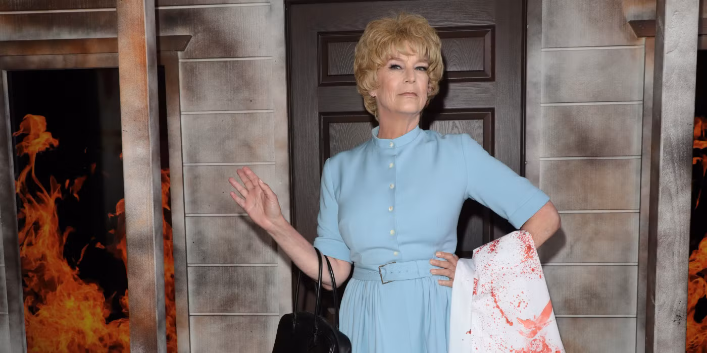 Jamie Lee Curtis Pays Homage to Her Mother Janet Leigh on 'Halloween Kills' Red Carpet