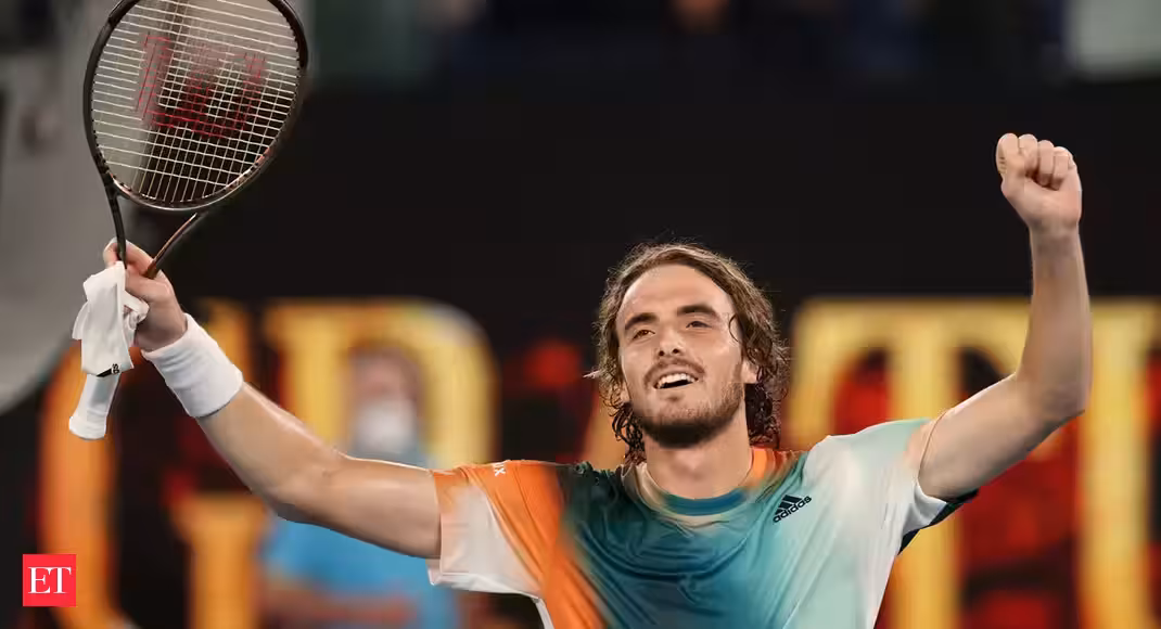 Tsitsipas wins five-set thriller to reach quarter-final