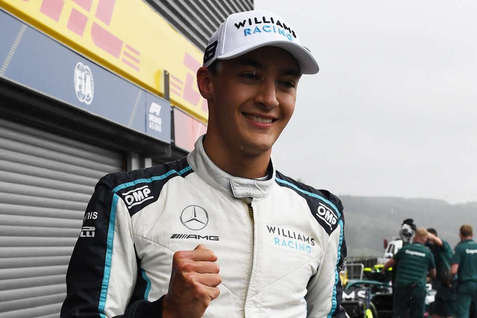 Russell pipped to pole by Verstappen at Belgian Grand Prix after Norris suffers Spa crash