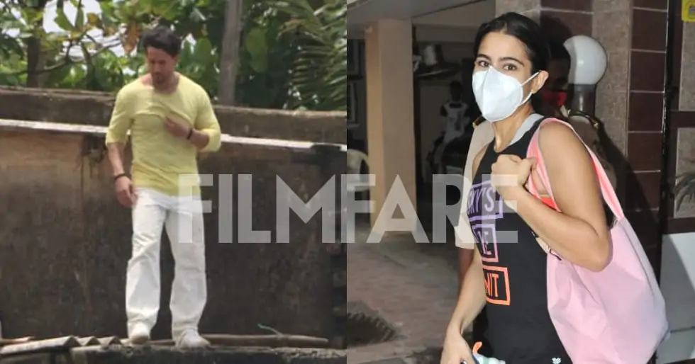 Pictures: Sara Ali Khan, Tiger Shroff clicked in the city