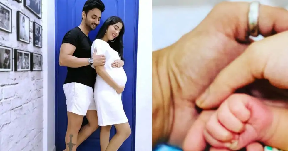 Amrita Rao and RJ Anmol share a picture and the name of their baby