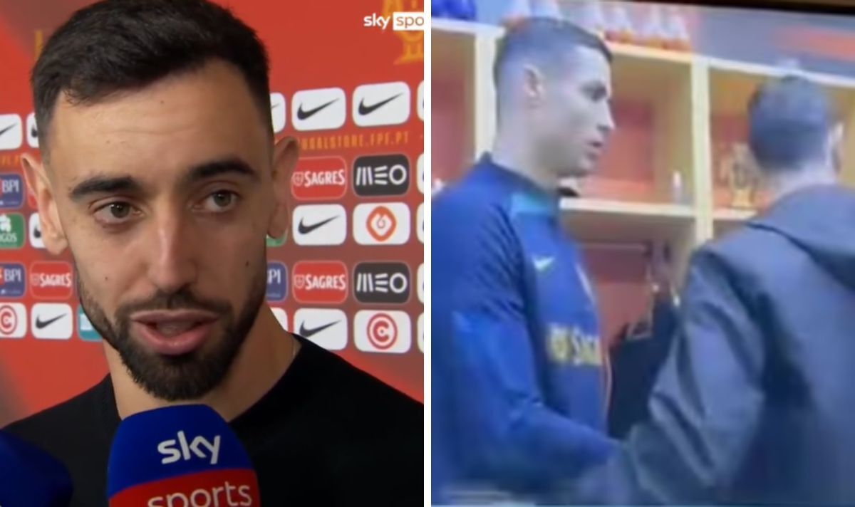 Fernandes breaks silence on Ronaldo interview and 'frosty' incident
