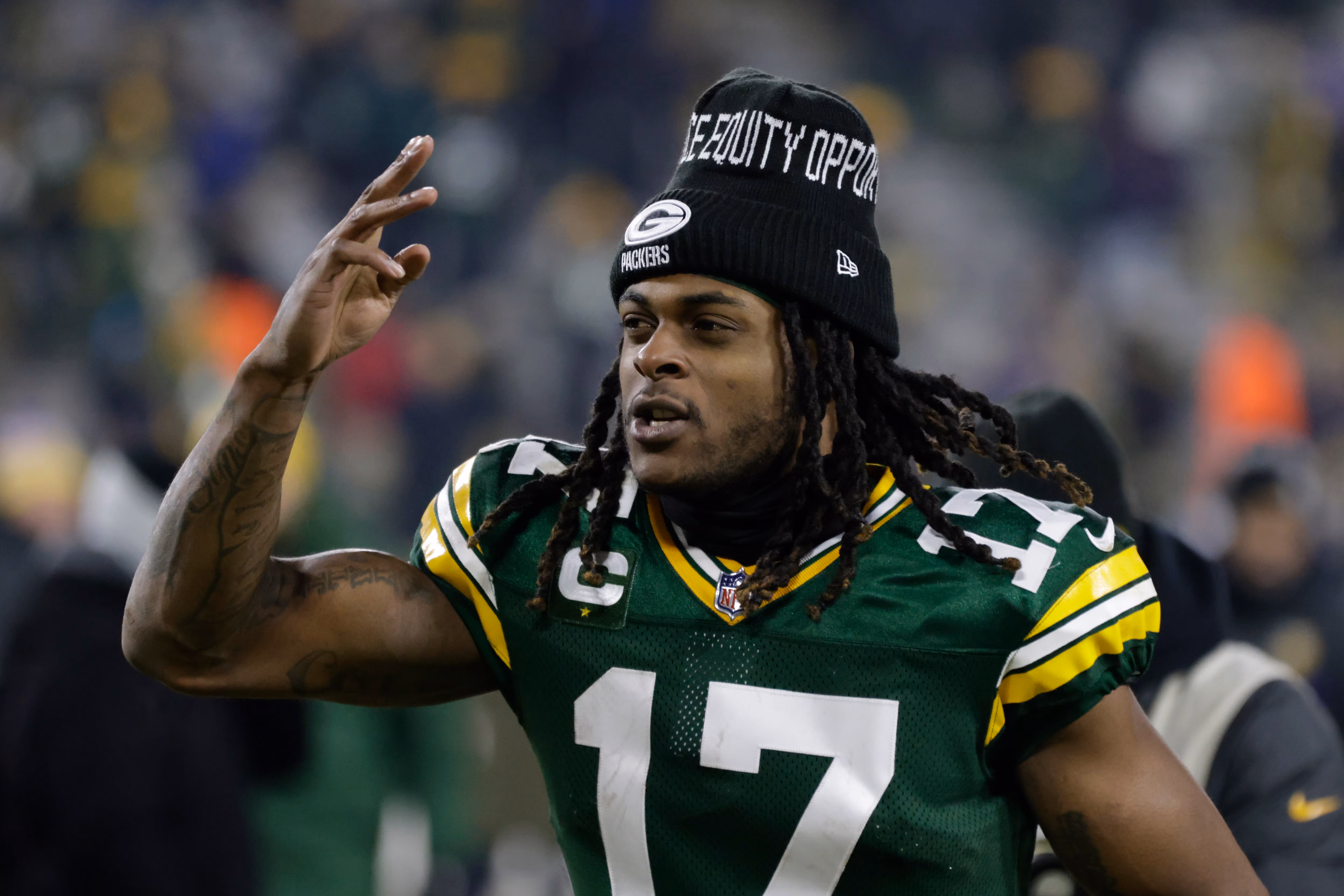 Davante Adams on Packers Franchise-Tag Rumors: We'll Cross That Bridge Later