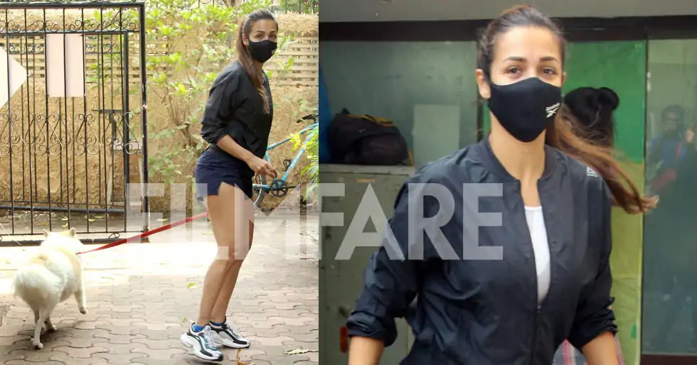 Pictures: Malaika Arora steps out to walk her pet