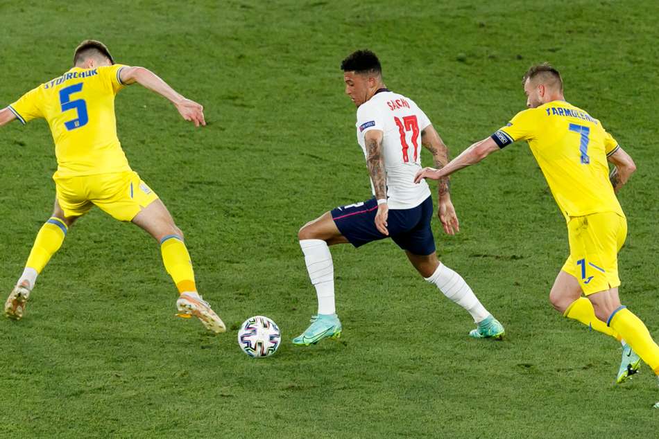 Euro 2020: Jadon Sancho goes from caged lion to England hero in Rome