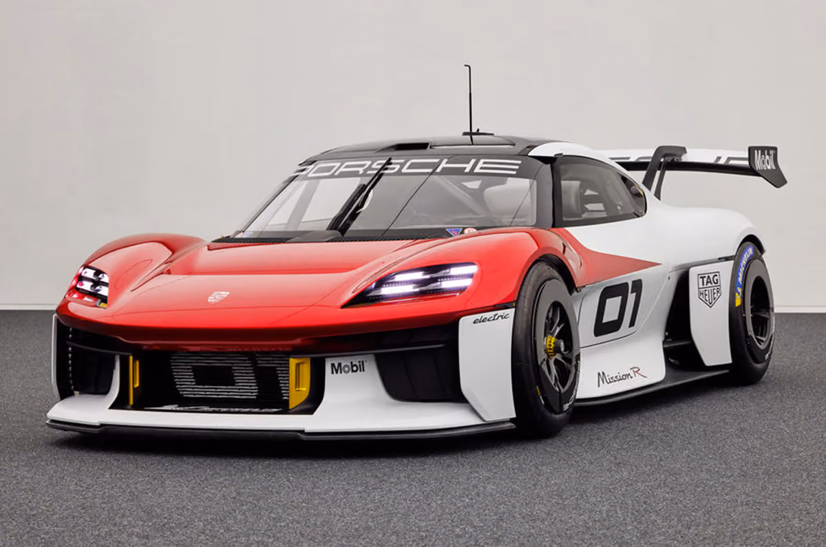 Porsche Mission R concept unveiled at Munich motor show
