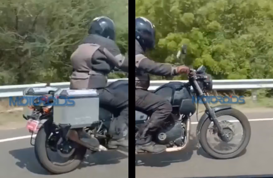 Royal Enfield Himalayan with minor changes spotted testing