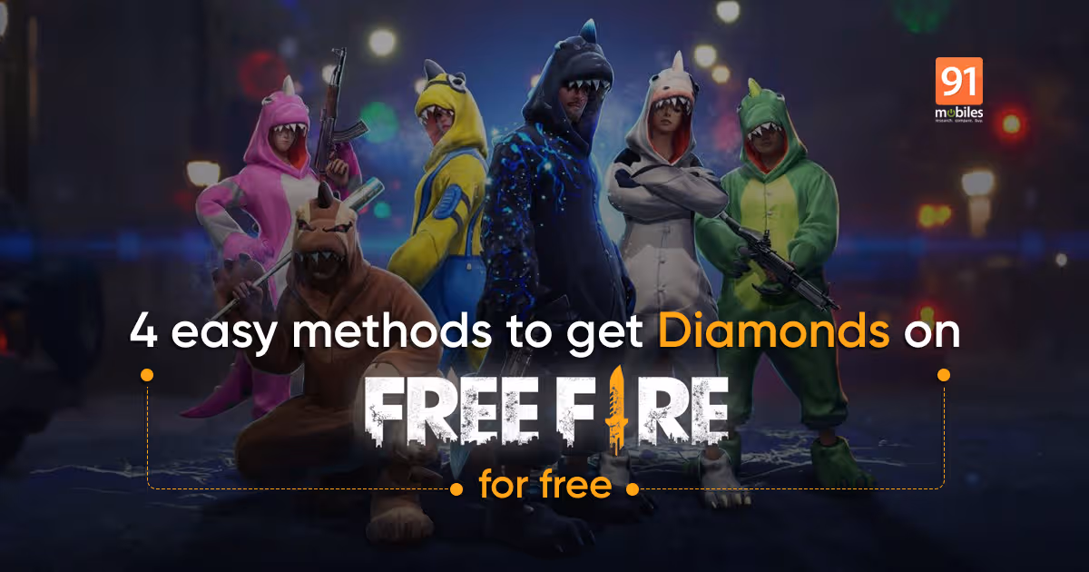 Garena Free Fire diamonds: How to get diamonds on Free Fire for free to buy unique items | 91mobiles.com