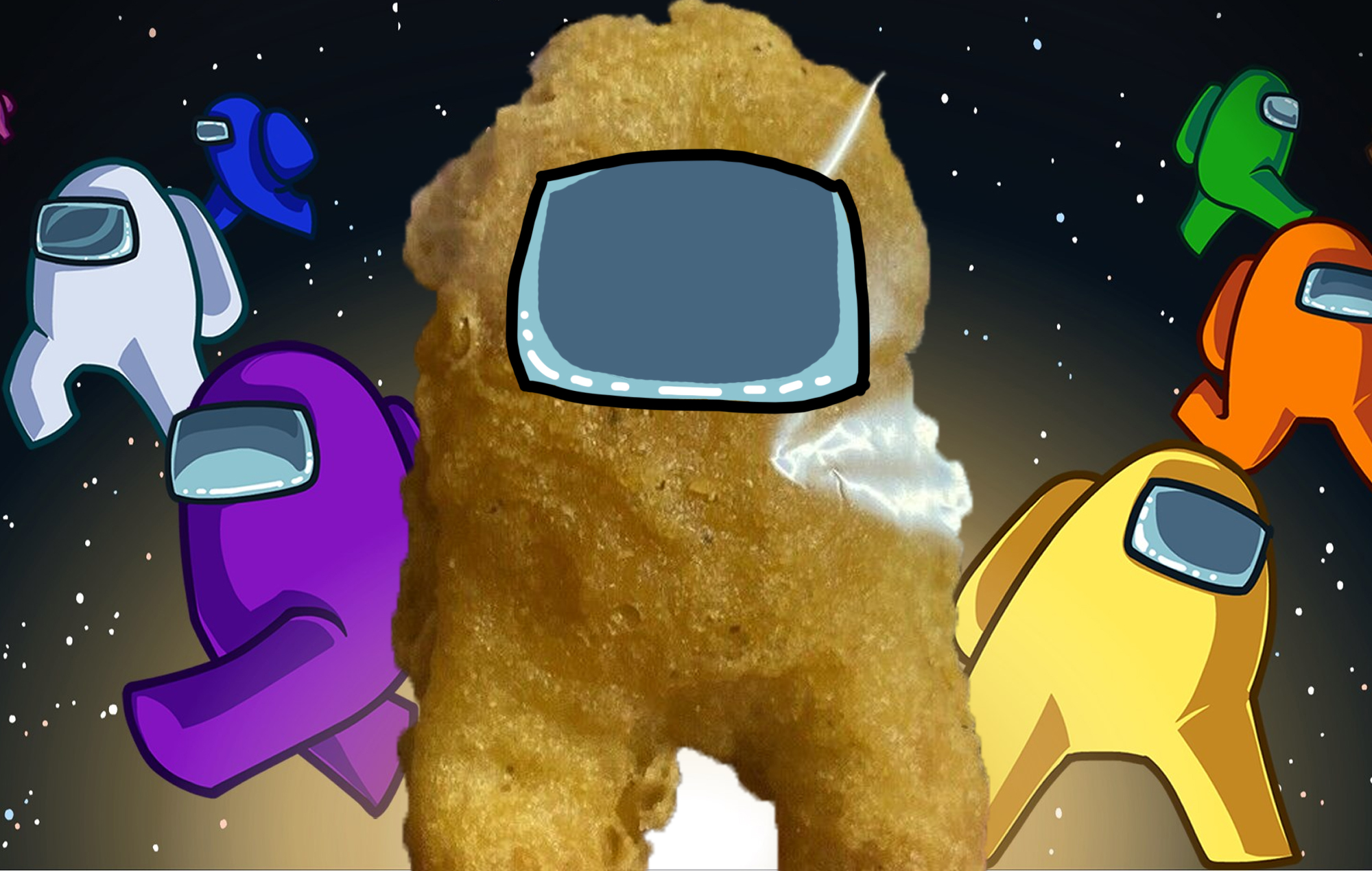 'Among Us' chicken nugget listed for over £35,000 on eBay