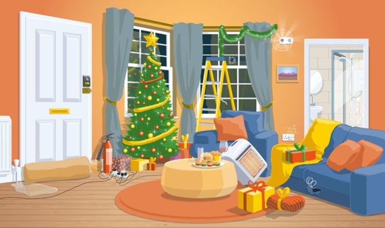 This festive set-up looks cosy - but hides 12 potential household dangers