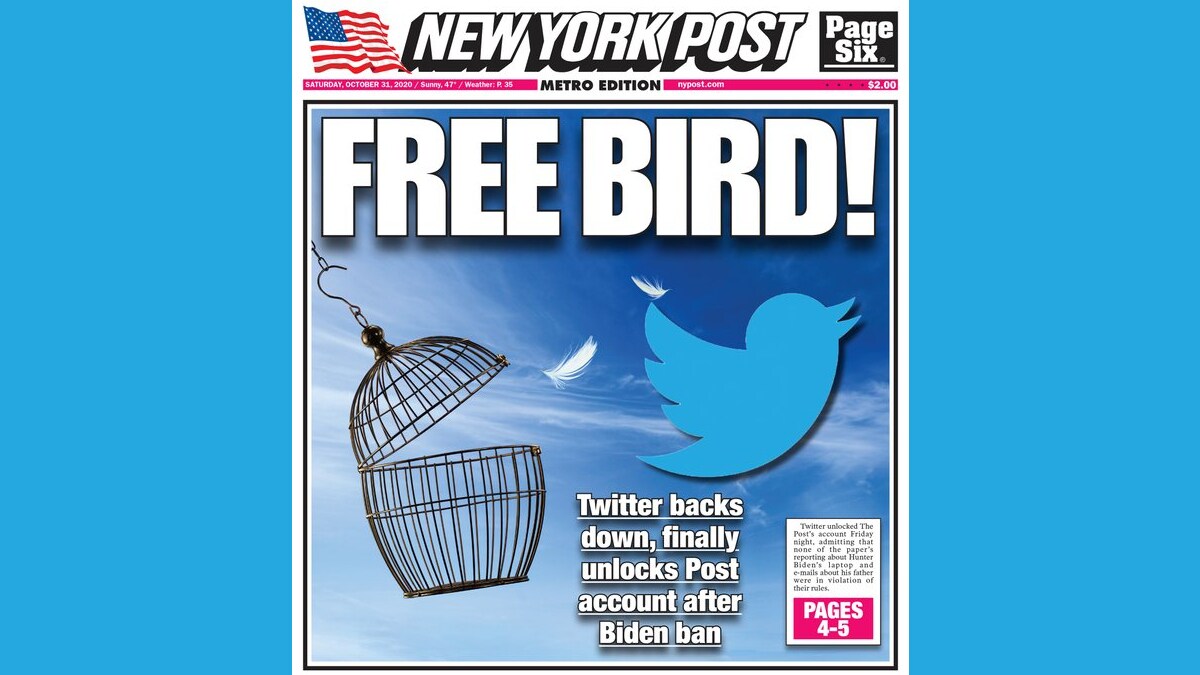 Twitter Unfreezes New York Post Account Following Republican Backlash