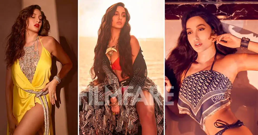 Inside pictures from Nora Fatehi’s photoshoot with Filmfare