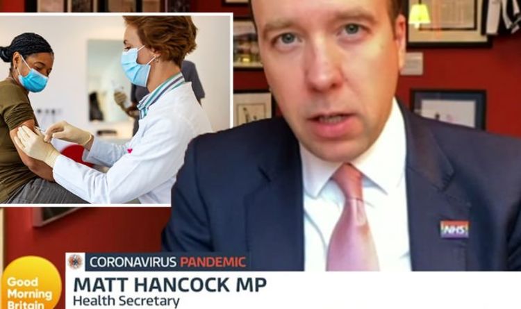 Covid vaccine update: Protection 'two to three weeks' after first jab, says Hancock