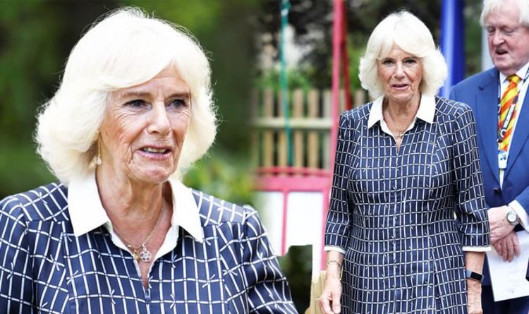 'Standing to attention': Camilla's body language is 'hands-off' compared to Diana and Kate