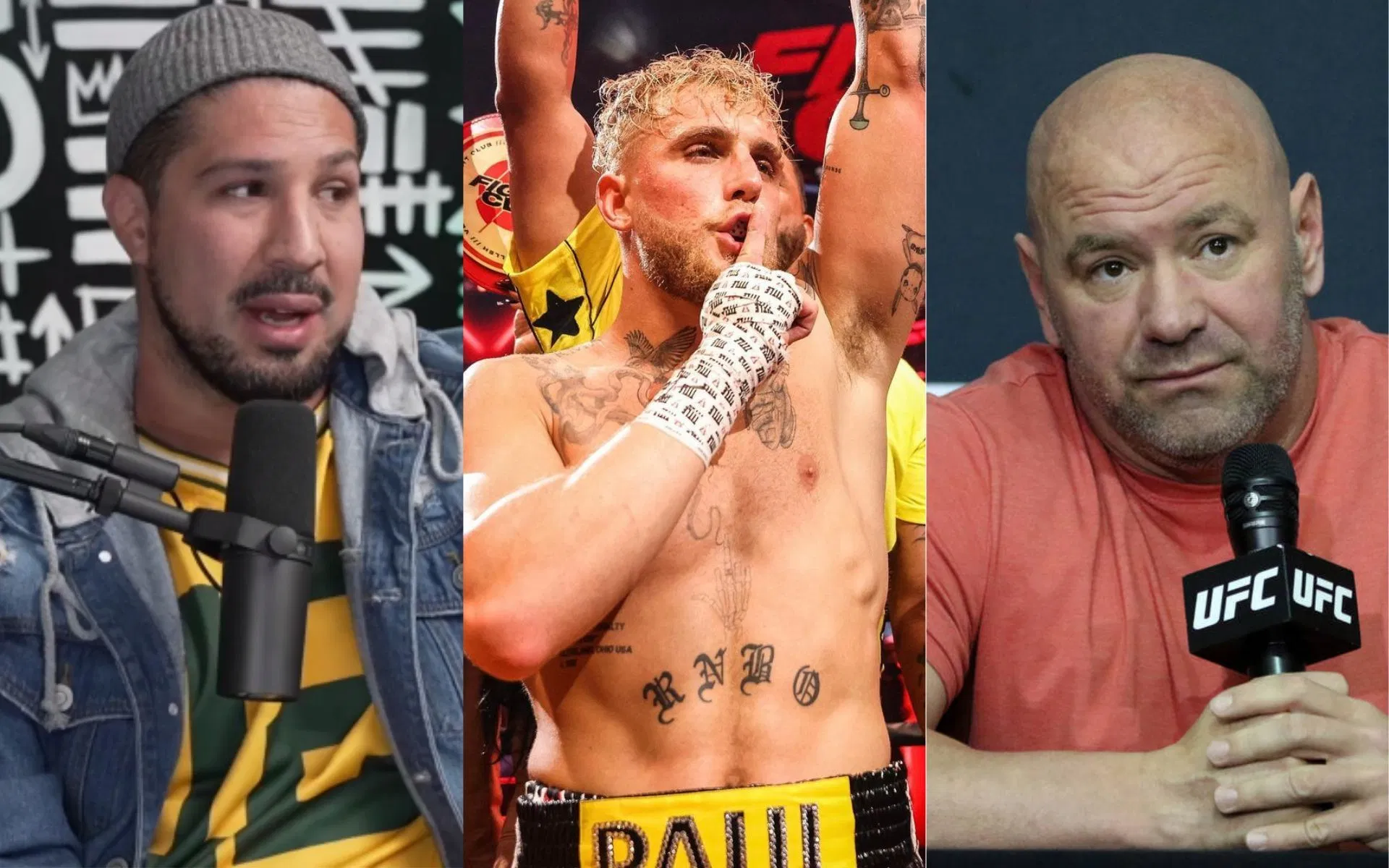 "He's the cheat code in this fight game" - Brendan Schaub believes Dana White and UFC feel threatened by Jake