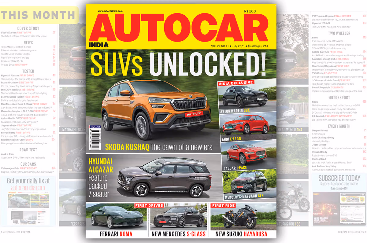 Autocar India July 2021 issue on stands