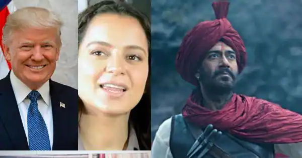 Trending Entertainment News Today: Kangana Ranaut supports Donald Trump, 1 year of Tanhaji, Surbhi Chandna gri