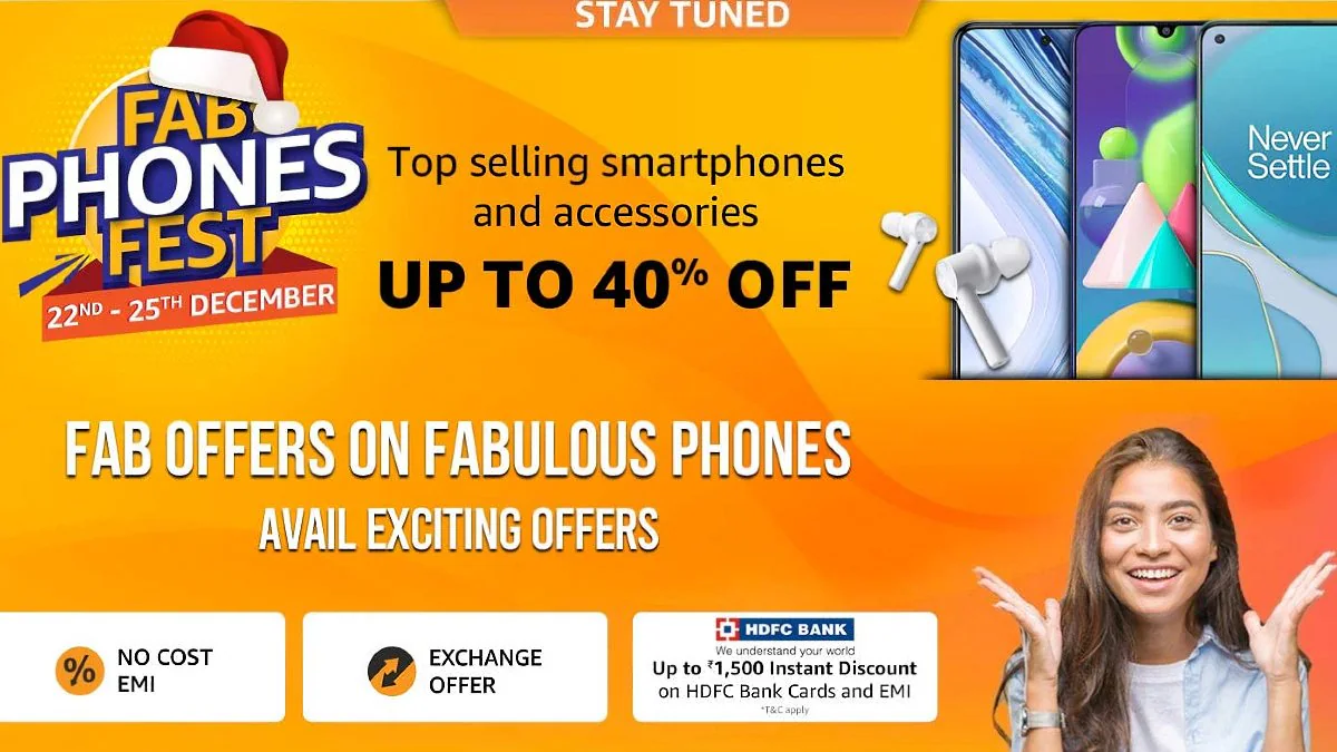 Amazon Fab Phones Fest Sale Begins on December 22