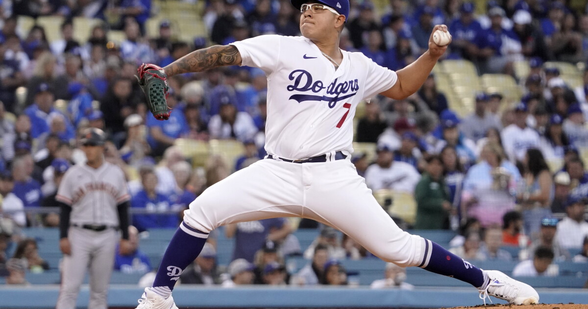 Julio Urías and Dodgers edge rival Giants in first meeting of season