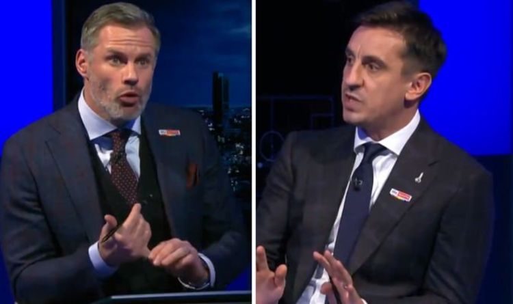 Jamie Carragher and Gary Neville clash over VAR after Aston Villa goal ruled out