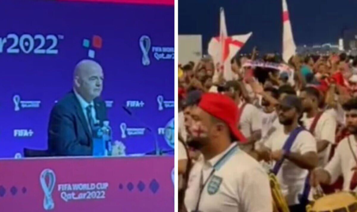 FIFA chief Infantino fires back at 'fake' England World Cup fans claim