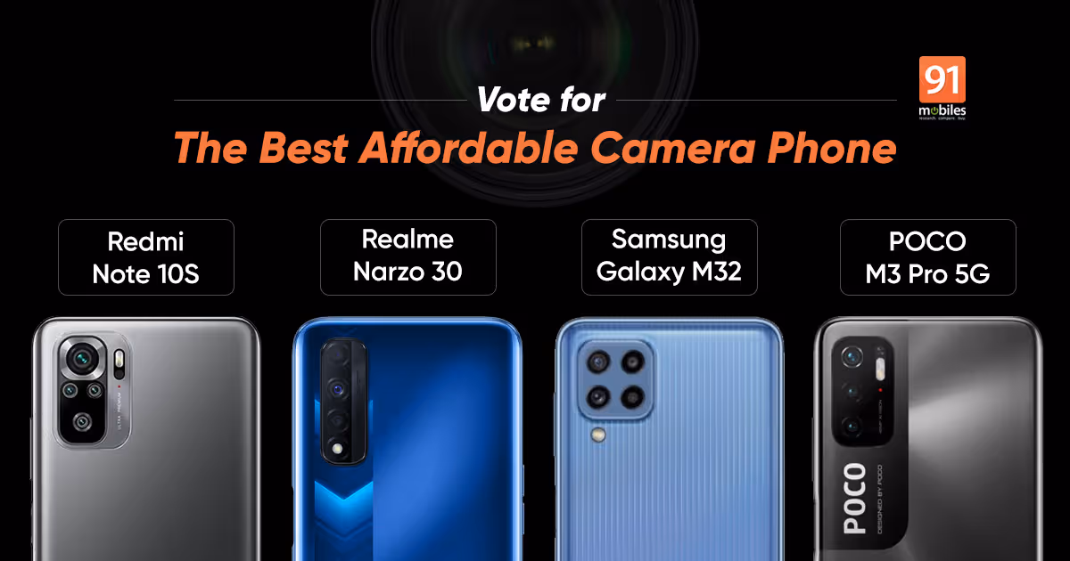 Blind Camera Test: Galaxy M32 vs POCO M3 Pro 5G vs Redmi Note 10S vs Narzo 30