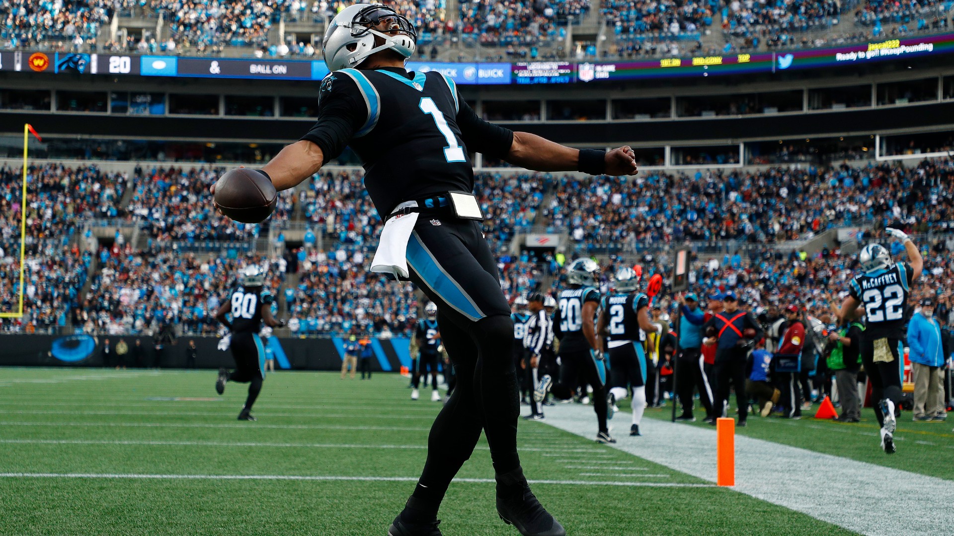 Cam Newton thanks Panthers fans for 'good juju,' explains 50-yard TD celebration