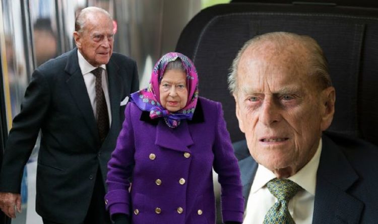 Prince Philip left