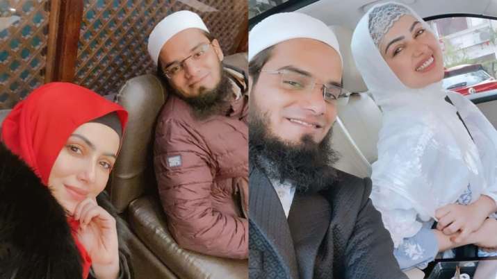 Newlyweds Sana Khan, Anas Sayied enjoy romantic honeymoon in Kashmir. Seen their mushy pics, videos?
