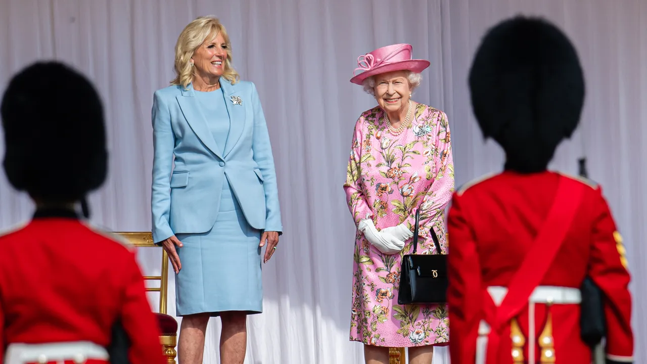 Dr. Jill Biden Wore a Favorite American Designer to Meet The Queen