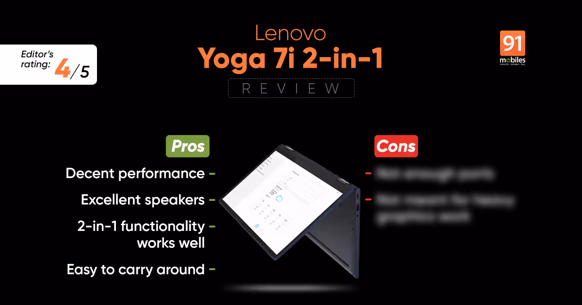 Lenovo Yoga 7i 14-inch review: a capable machine for casual users