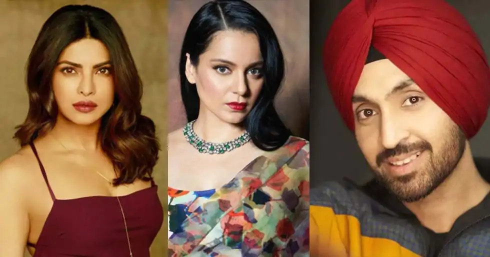 Kangana Ranaut takes a dig at Priyanka Chopra and Diljit Dosanjh