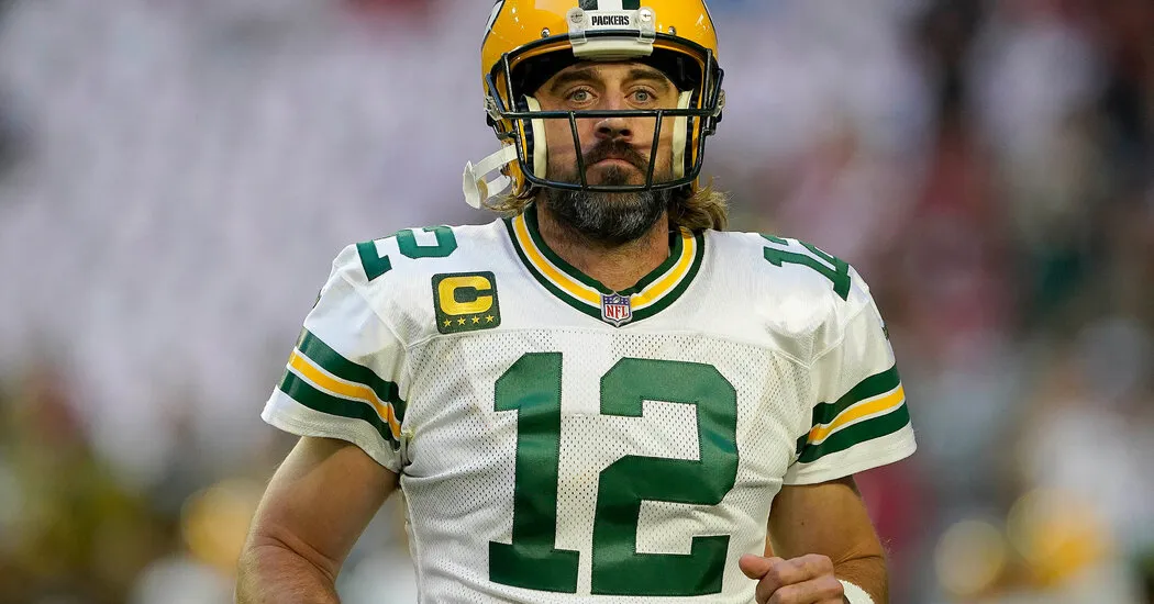 N.F.L. Fines Aaron Rodgers and Packers for Violating Covid-19 Protocols