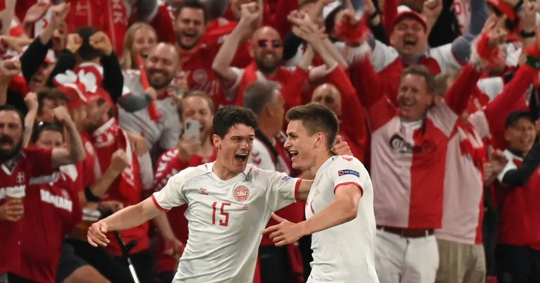 Denmark Advances at Euro 2020, Winning Where Eriksen Fell