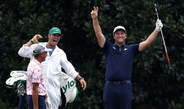 Jon Rahm goes viral after hitting insane hole-in-one in Masters practice round