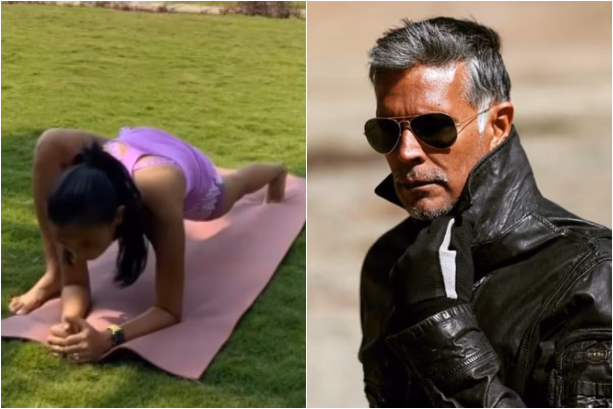 Milind Soman Reacts to Video of Ankita Konwar Stretching Out