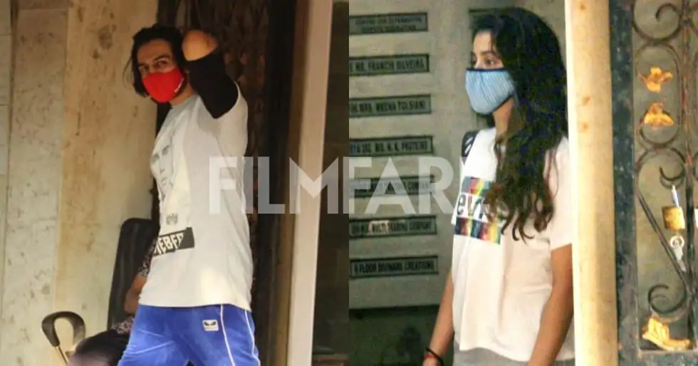 Photos: Kartik Aaryan and Janhvi Kapoor spotted together at the gym